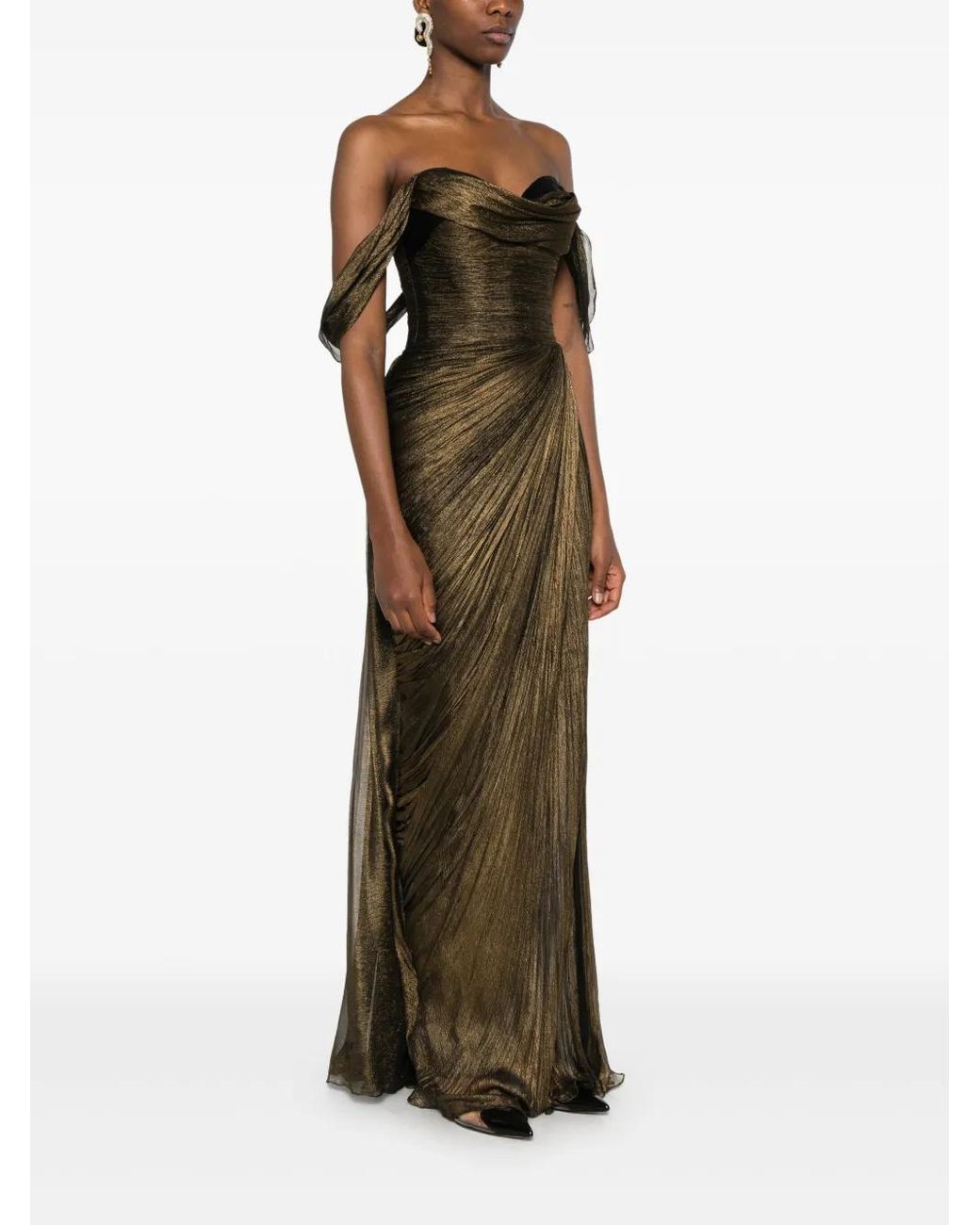 chinese dress ladies Rashelle Maxi Dress – SEROYA main image 1