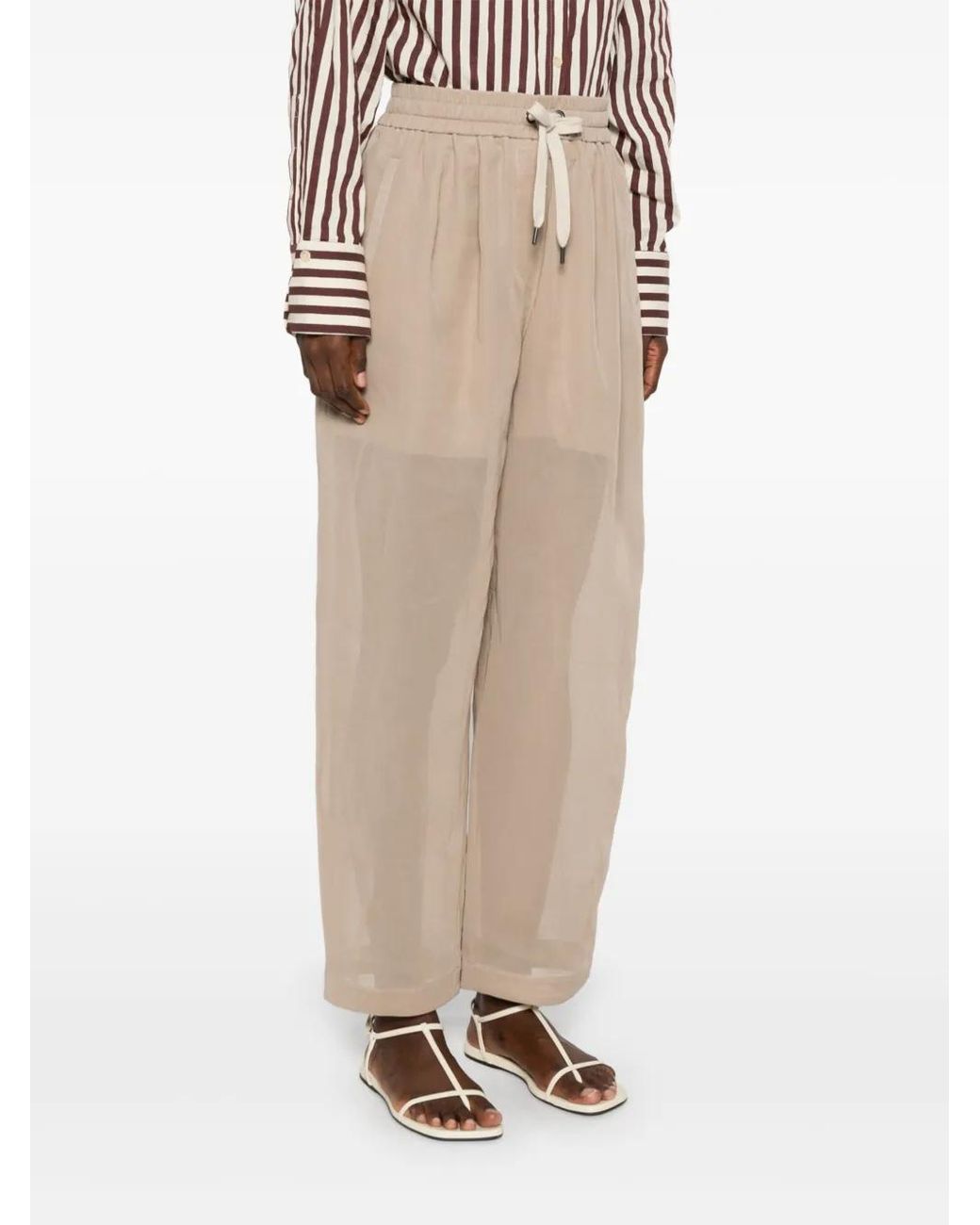 Brunello Cucinelli Natural Pants
