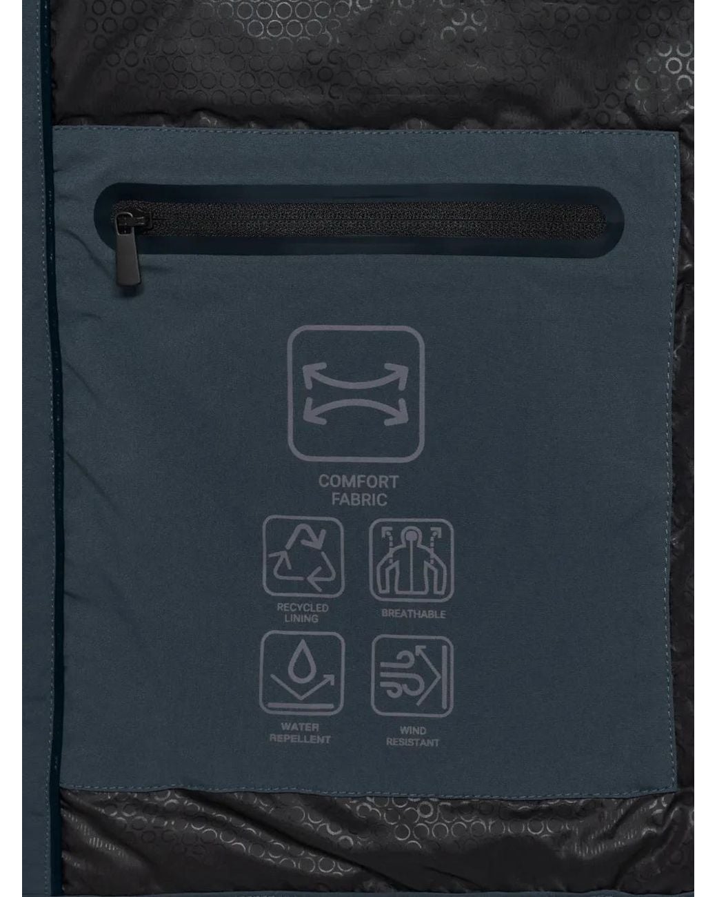 Geox Blue Spherica Hooded Water-Repellent Jacket for men