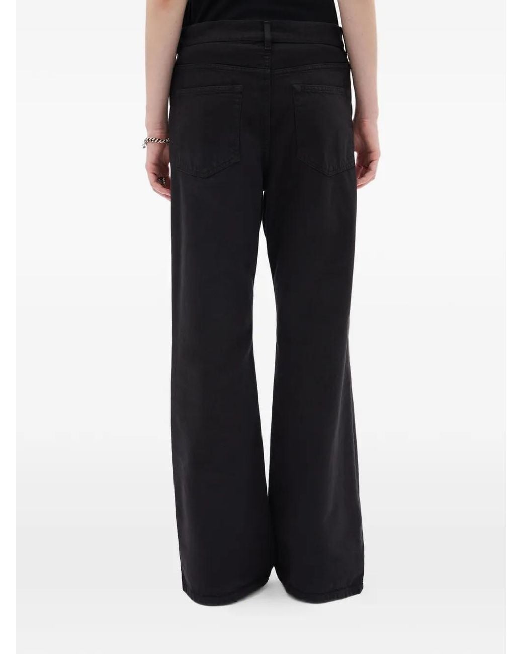 Ann Demeulemeester Black Genoveva Five-Pocket Jeans