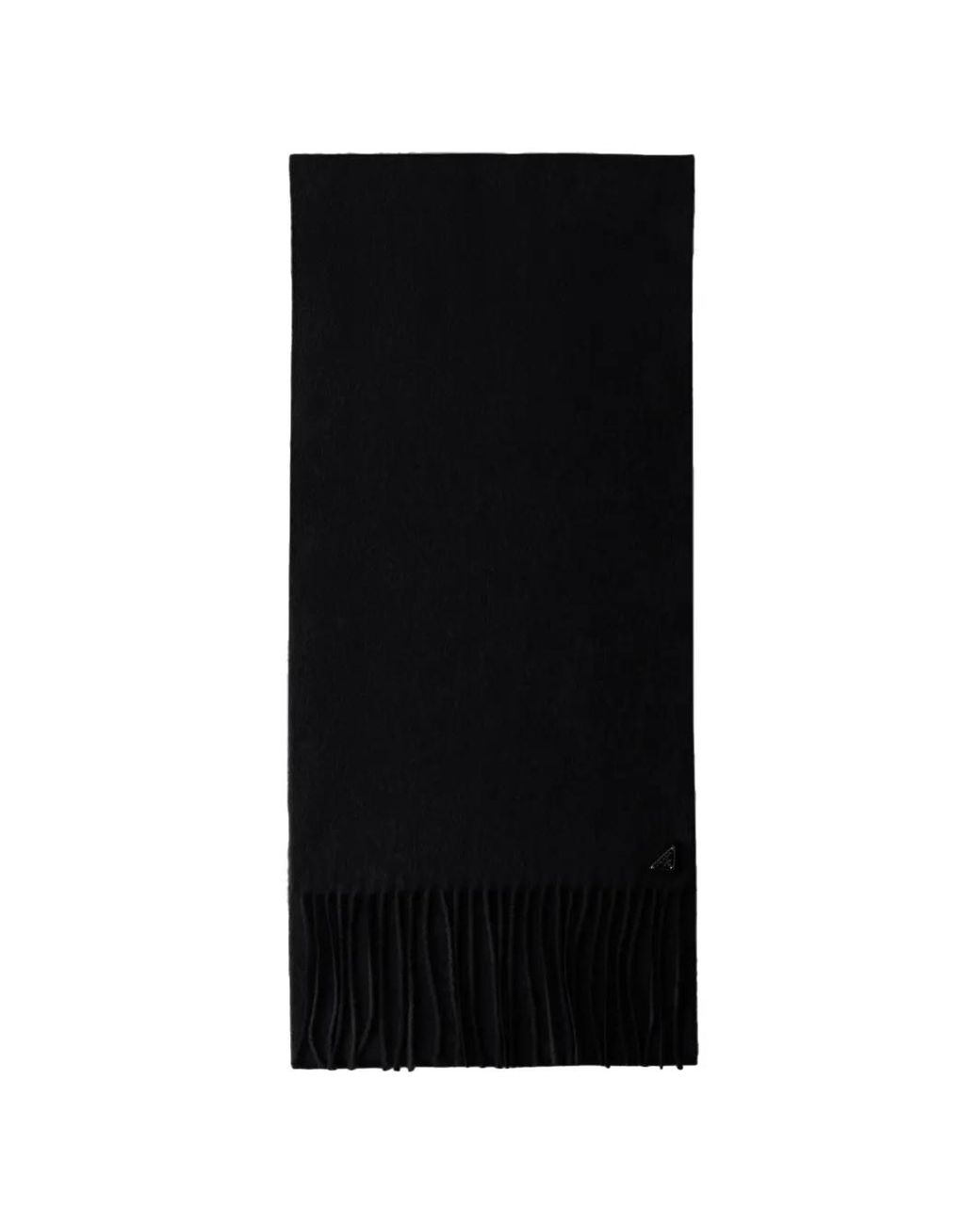 Prada Black Silk And Cashmere Scarf for men