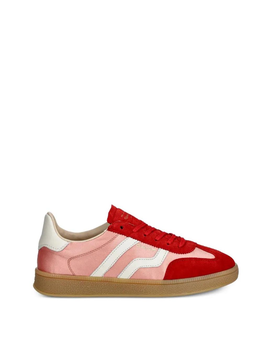 Gant Red Cuzima Suede Panelled Sneakers