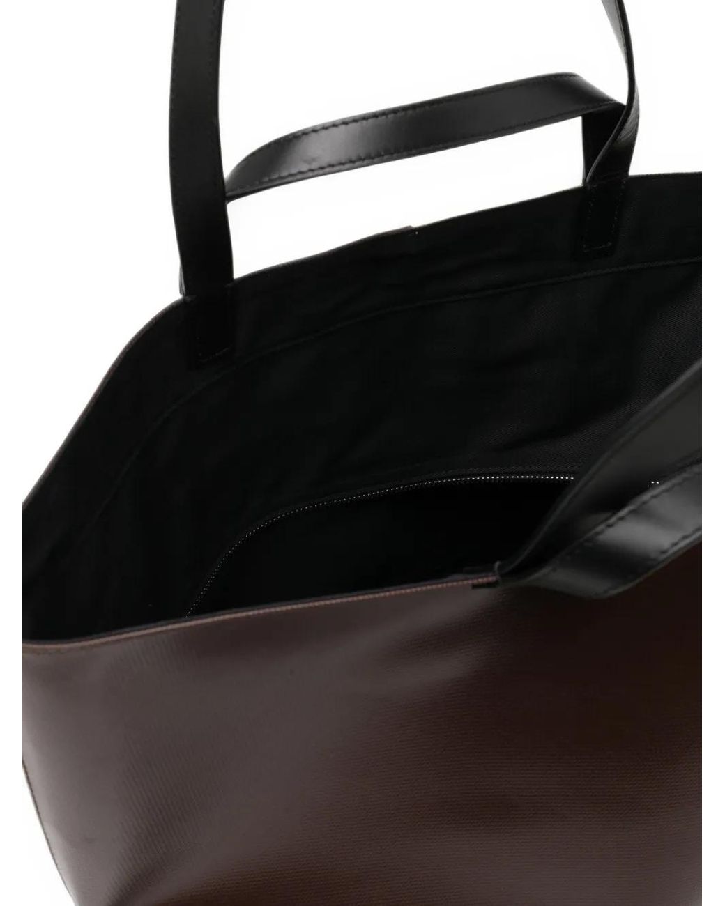 CAHU Black Logo-Printed Tote Bag