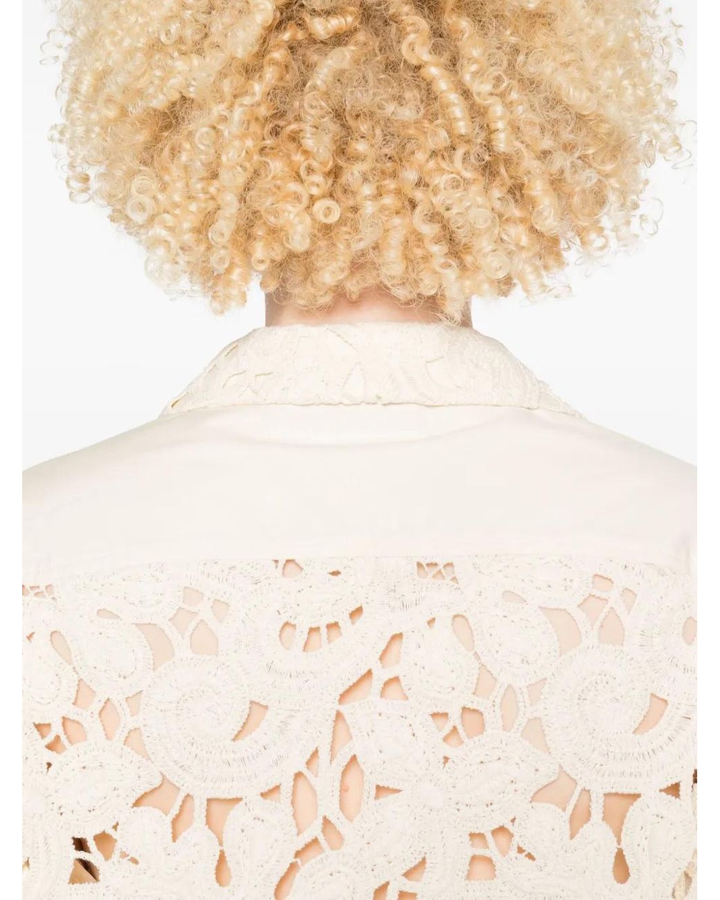 Moncler White 1/2 Lace Bowling
