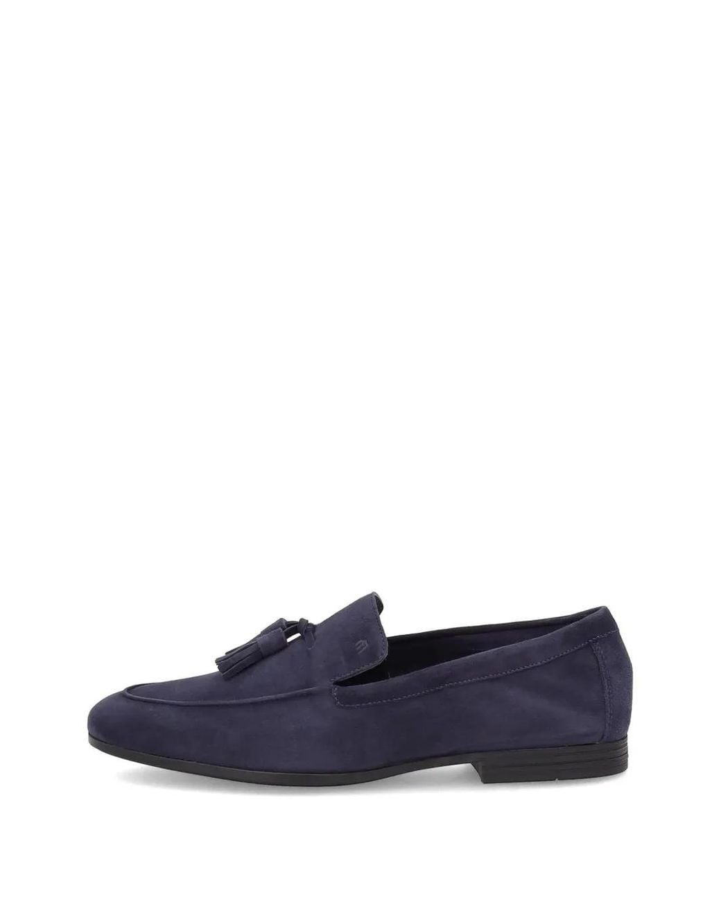 Frau Blue Tassel Suede Loafers for men