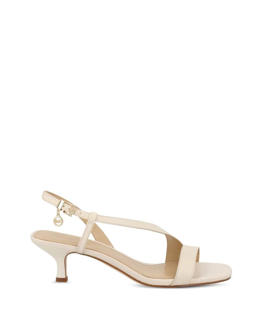 MICHAEL Michael Kors Natural Jaida Asymmetric Slingback Sandals