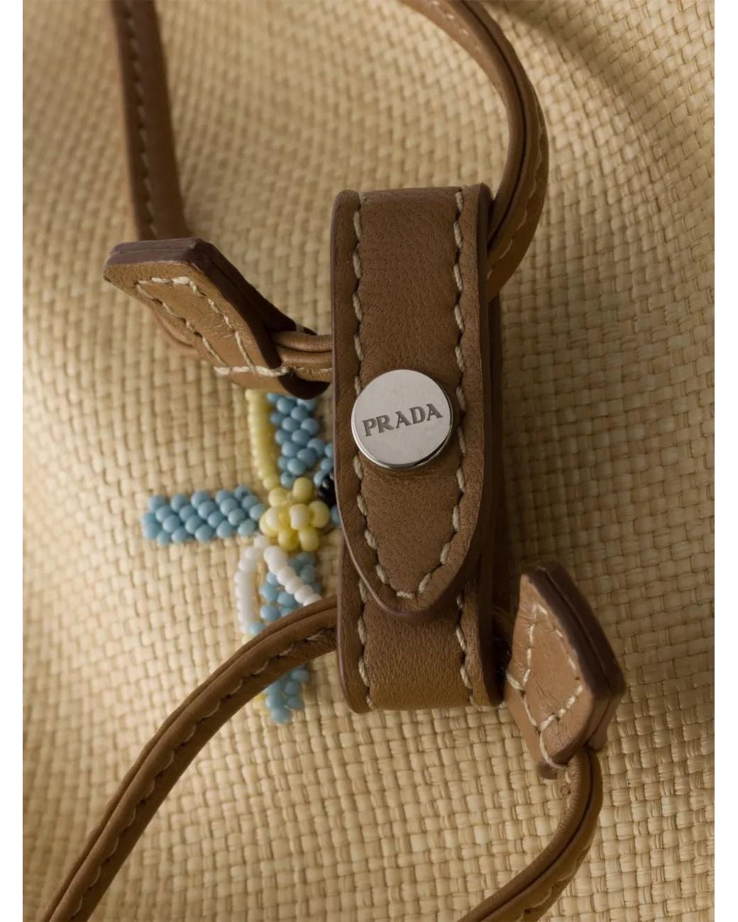 Pouch Wish di Prada in Natural