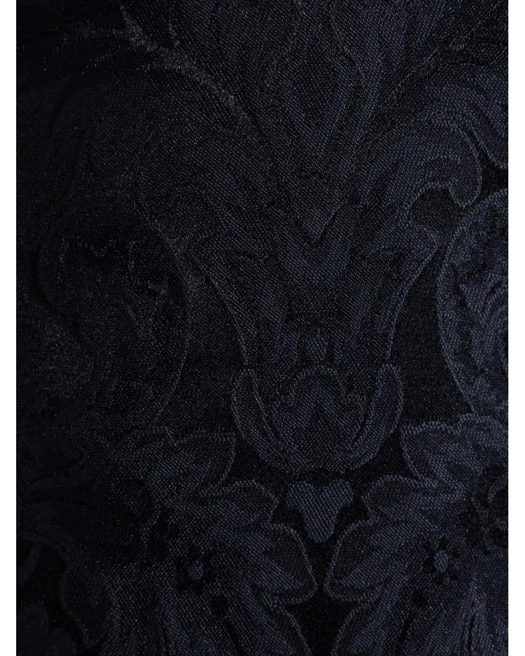 Etro Blue Trousers With Silk Trim