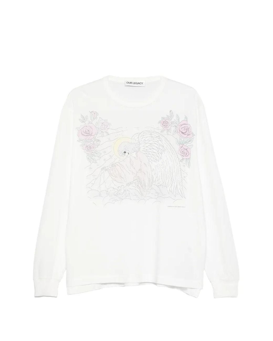 Our Legacy White Cruise Longsleeve for men