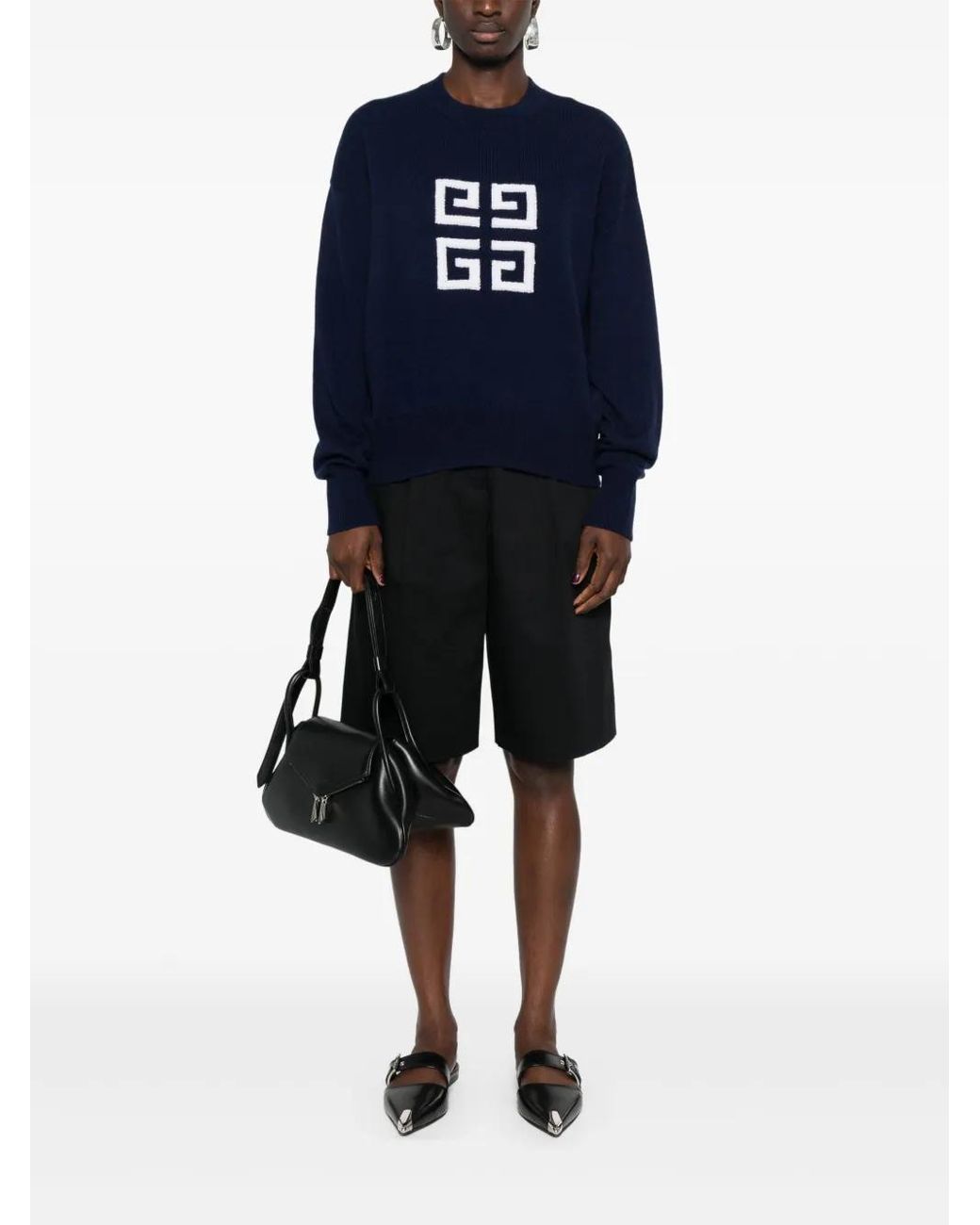 Givenchy Blue Sweaters