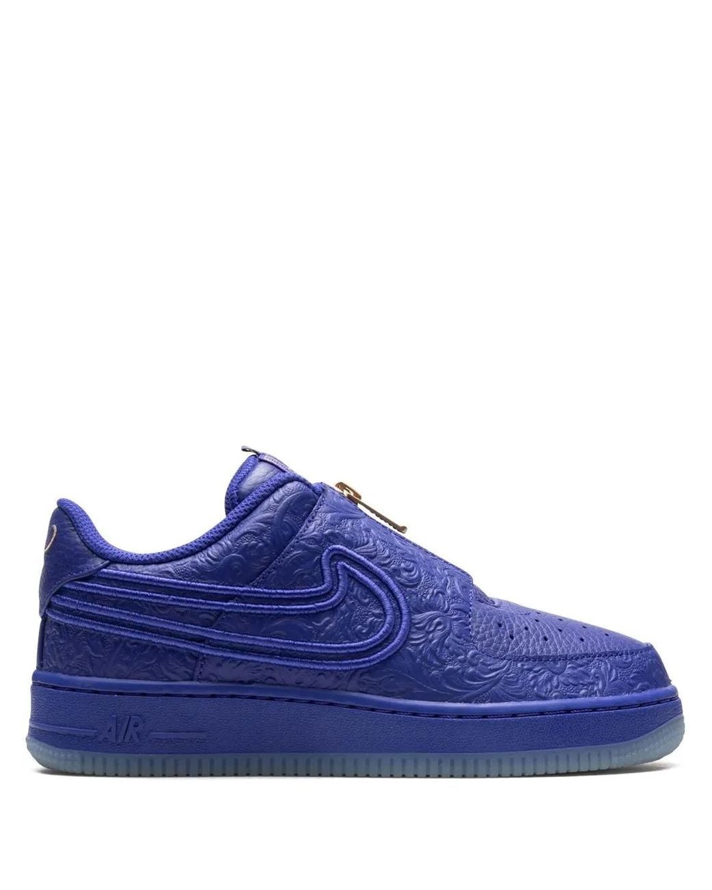 Nike Blue X Serena Williams Air Force 1 Low Lxx Zip Sneakers
