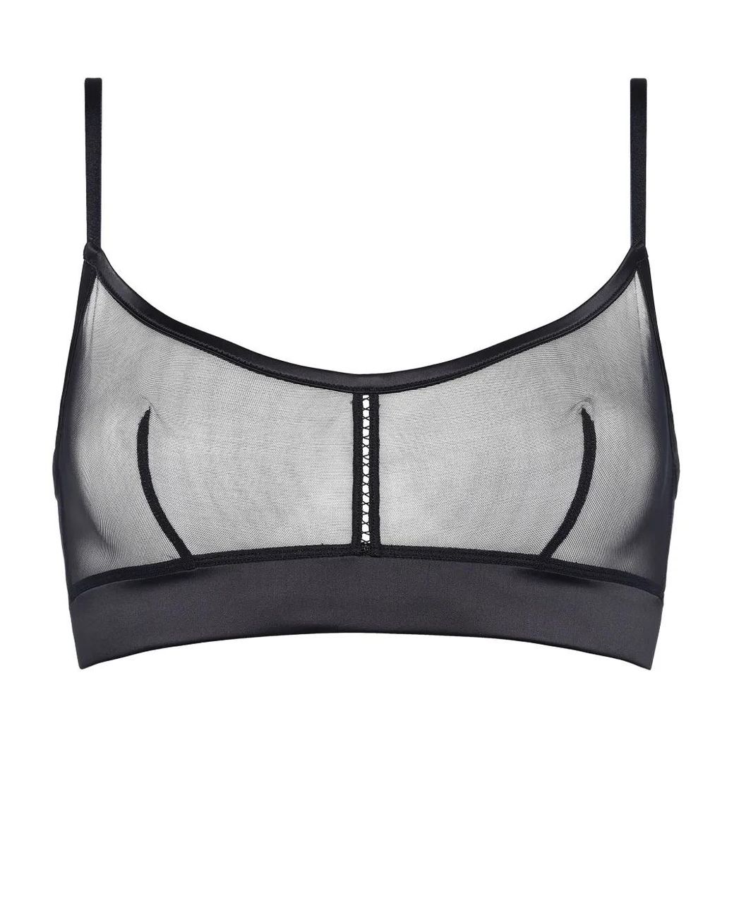 Eres Gray Muse Crop Top Bra
