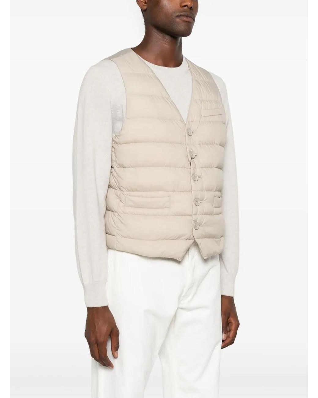 Herno Natural Il Panciotto Down Vest for men