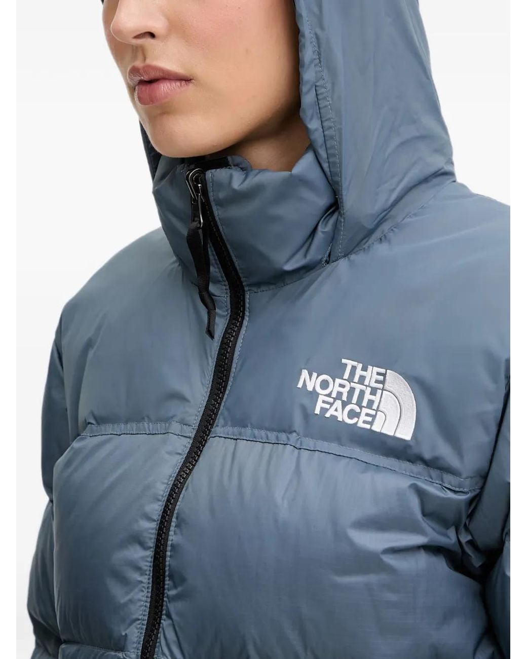 The North Face Blue 1996 Retro Nuptse Down Quilted Jacket