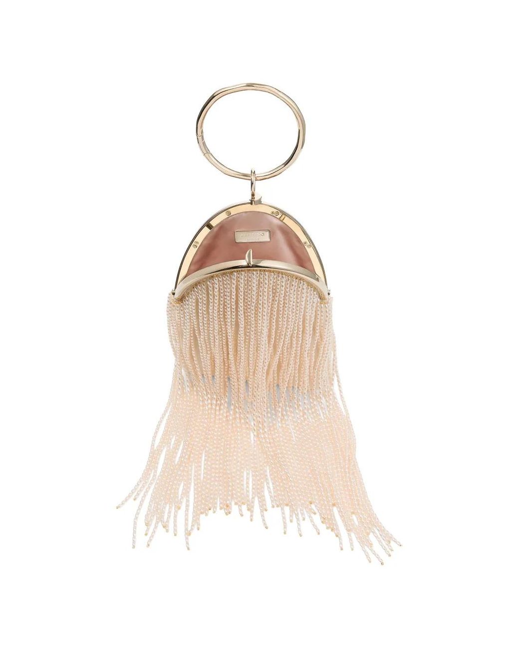 Clutch Raindrops di Jimmy Choo in Natural