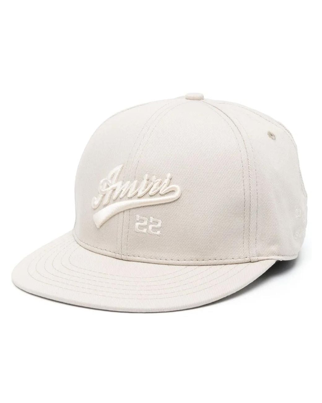 Amiri Natural Embroidered-Logo Cap for men