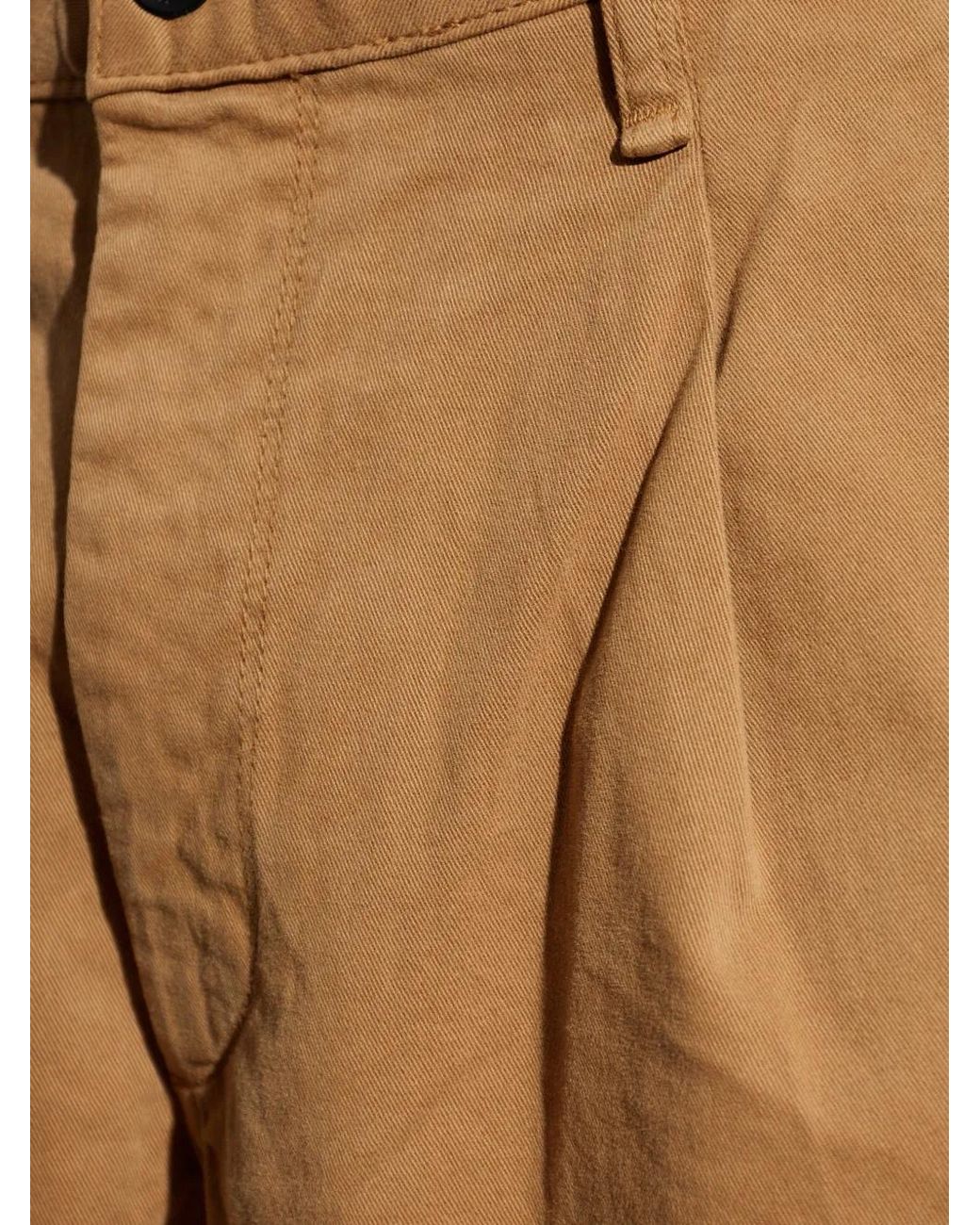 Rag & Bone Natural Evan Pleated Chino Trousers for men