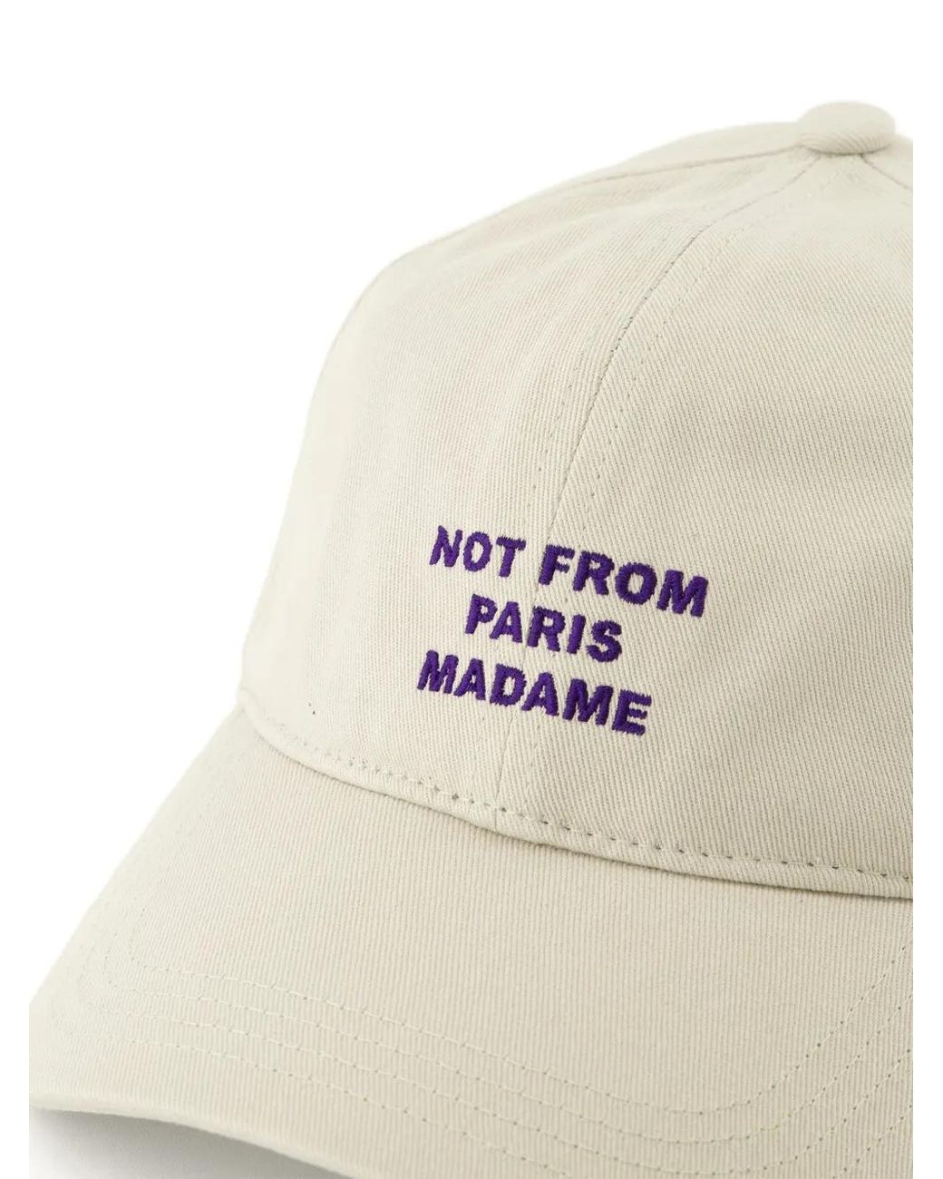 Drole de Monsieur White Casquette De Baseball La Casquette Slogan Brodée for men