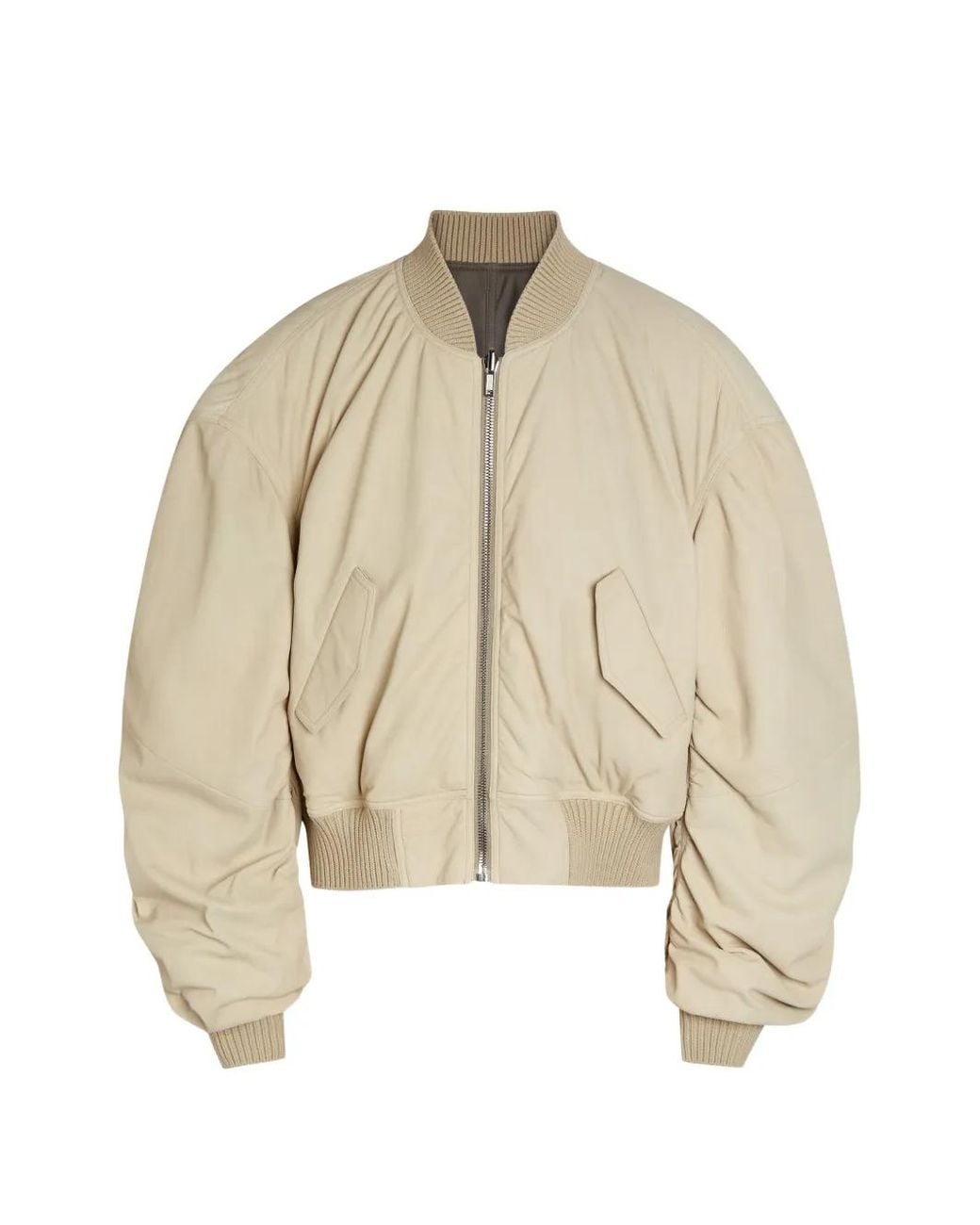 Rick Owens Natural Secchia Flight Reversible Jacket for men