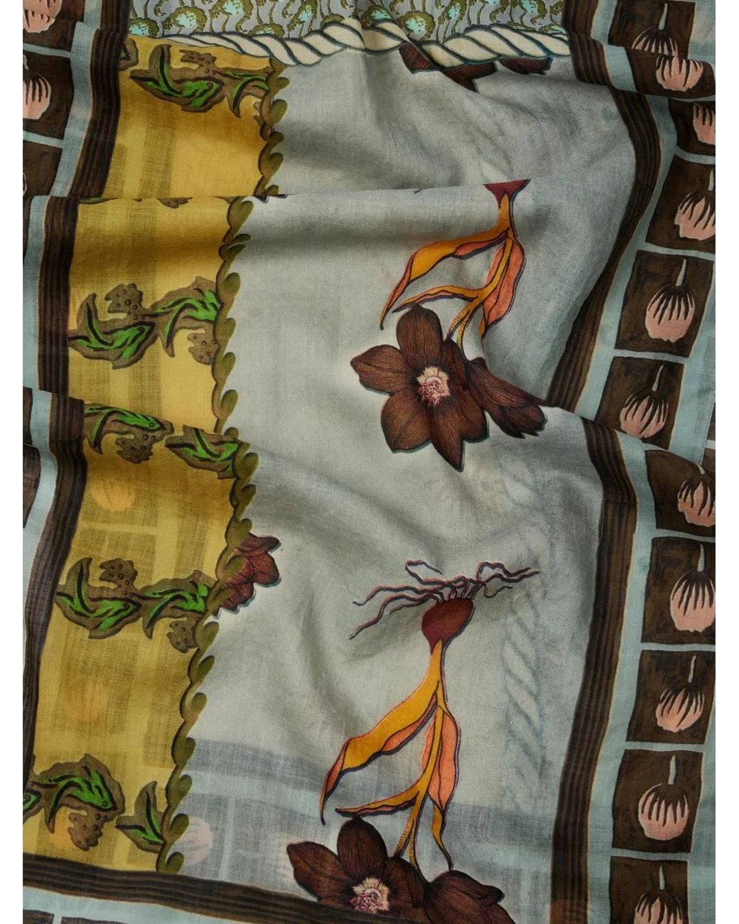 Écharpe En Laine Vierge À Motif Floral Paul Smith pour homme en coloris Green