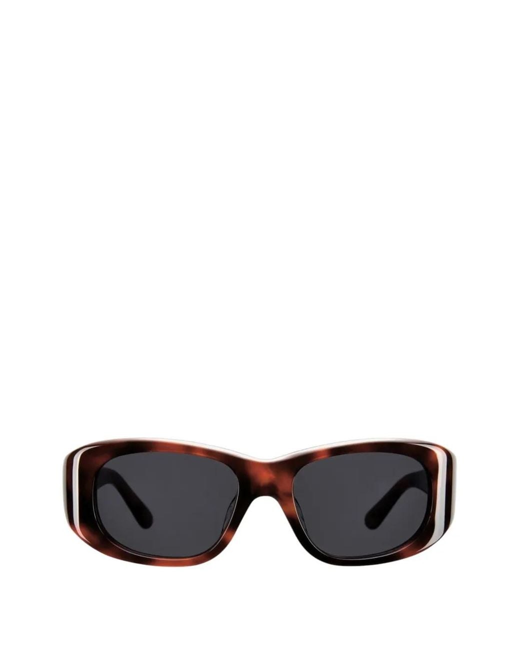 THISTLES Black The Al Rectangle-Frame Sunglasses