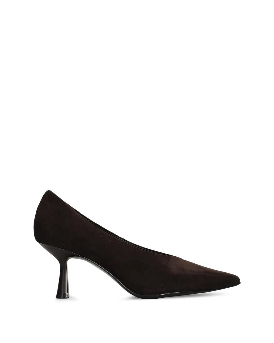 Bibi Lou Black Tiare 70 Pointed-Toe Leather Pumps