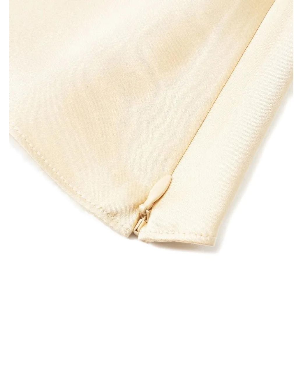 Shanghai Tang White Ruched-Detail Blouse