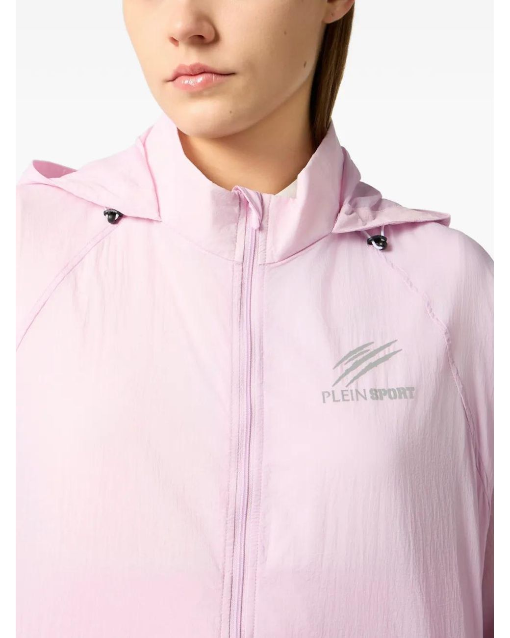 Philipp Plein Pink Hooded Jacket