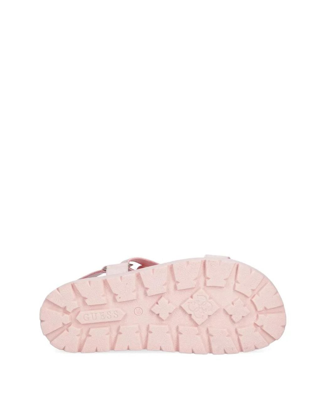 Guess Pink Fetta Denim Sandals