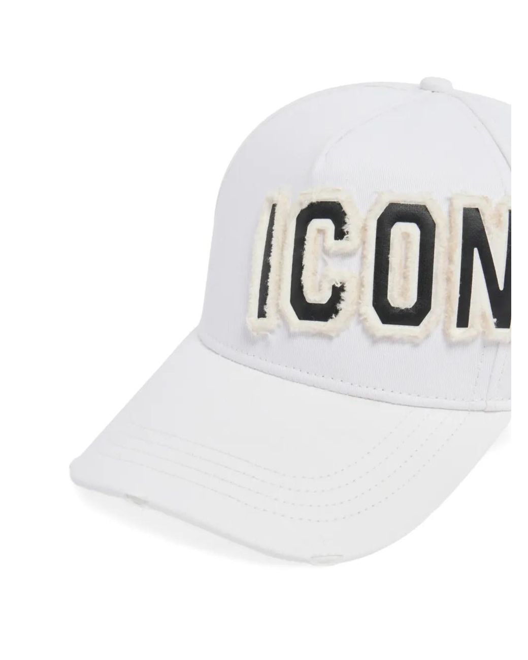 Gorra Iconique DSquared² de hombre de color White
