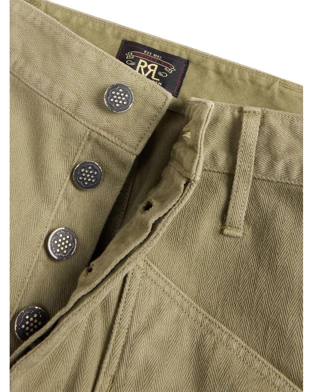RRL Green Belted Trousers