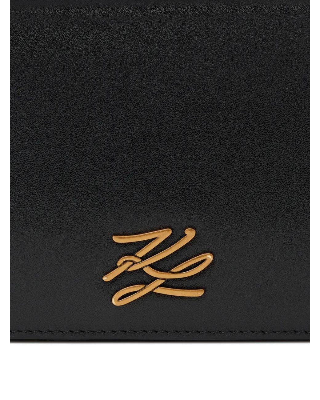 Karl Lagerfeld Black Mini K/Autograph Umhängetasche Mit Logo-Schild