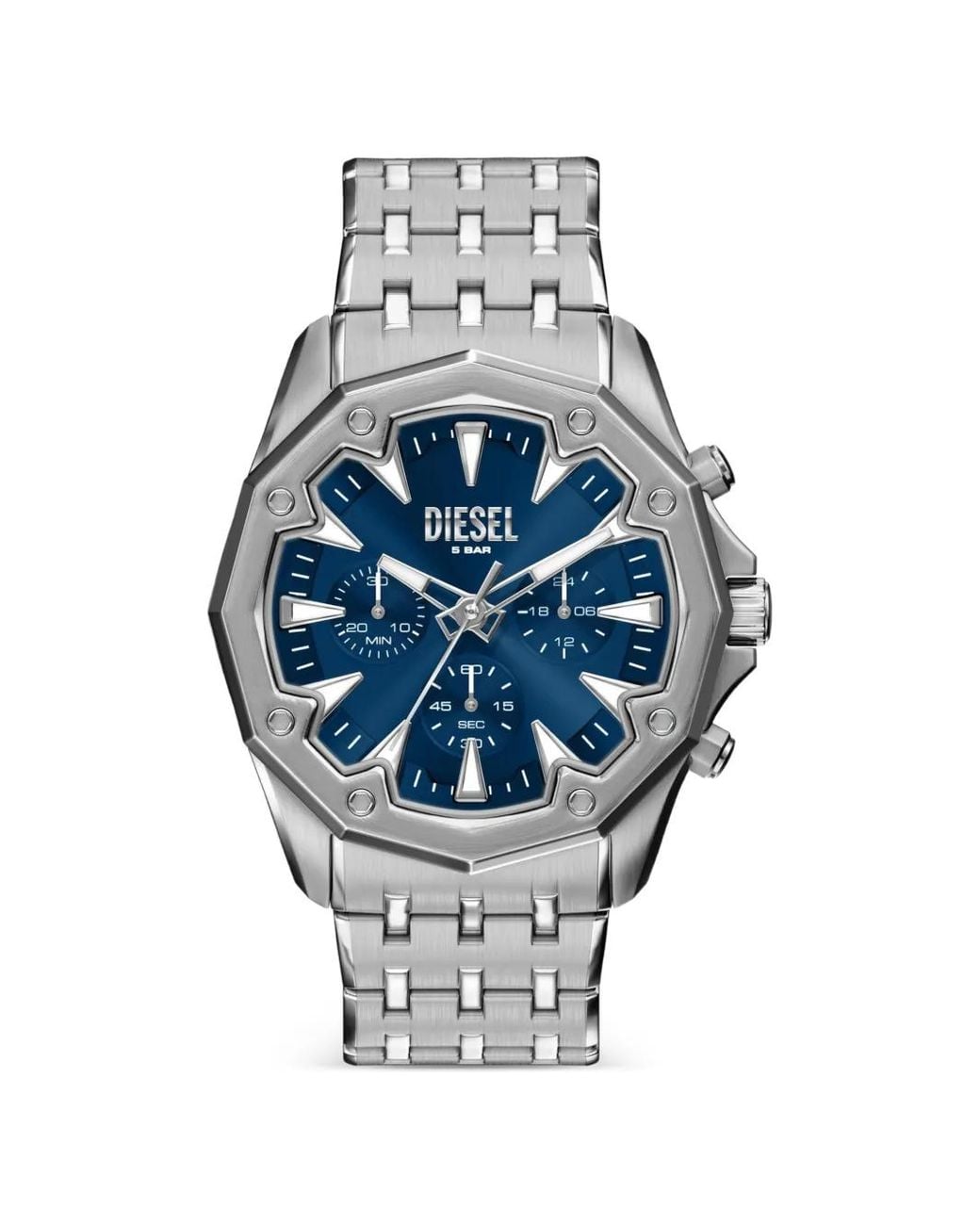 DIESEL Blue Stinger Chronograph 46Mm Watch for men
