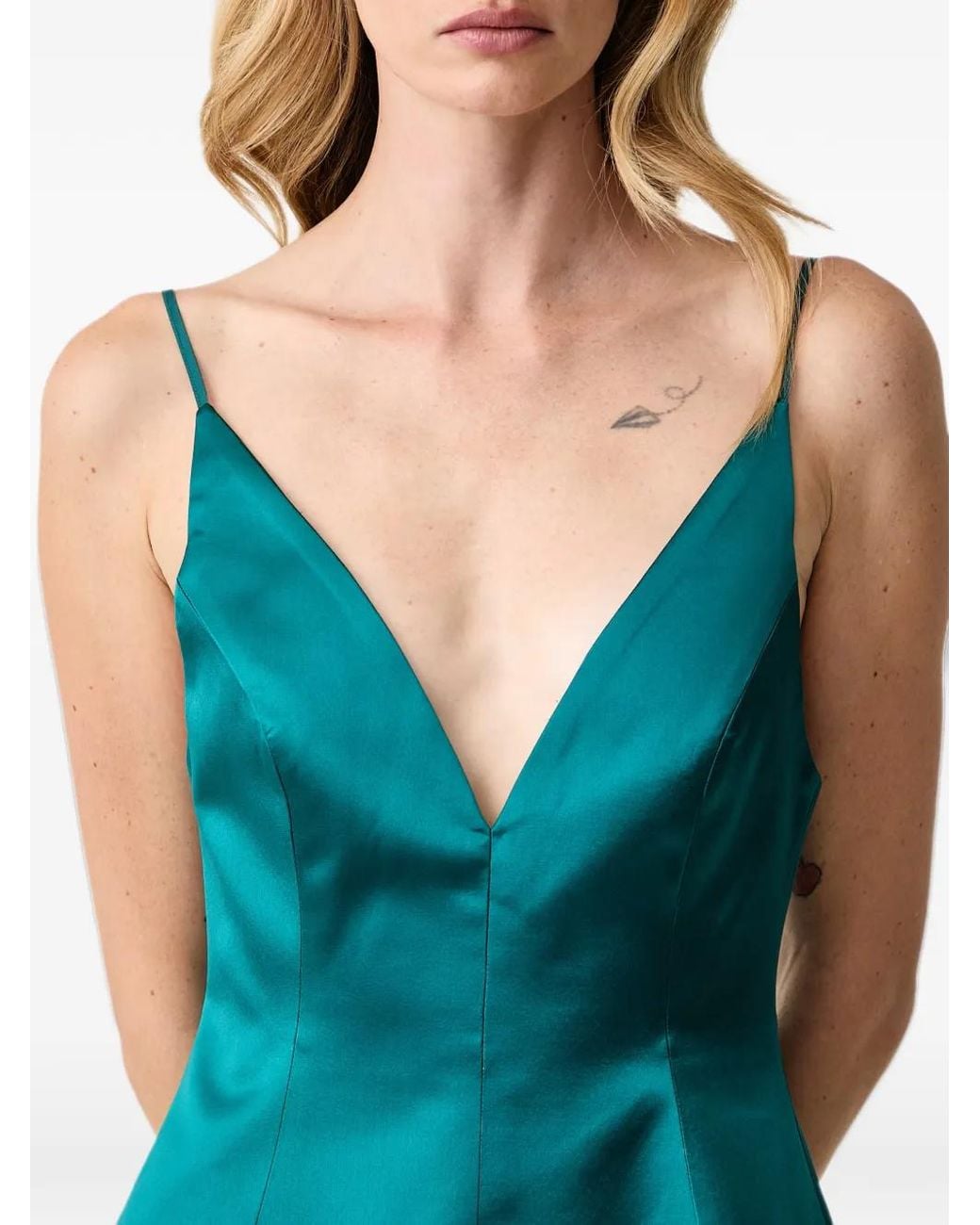 retroféte Blue Giavanna Mini Dress