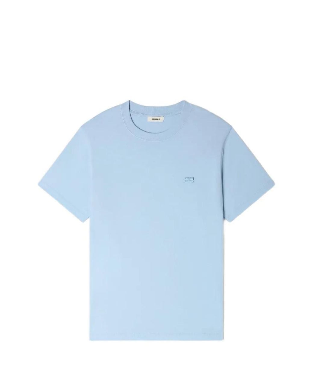 T-Shirt À Patch Logo Sandro pour homme en coloris Blue