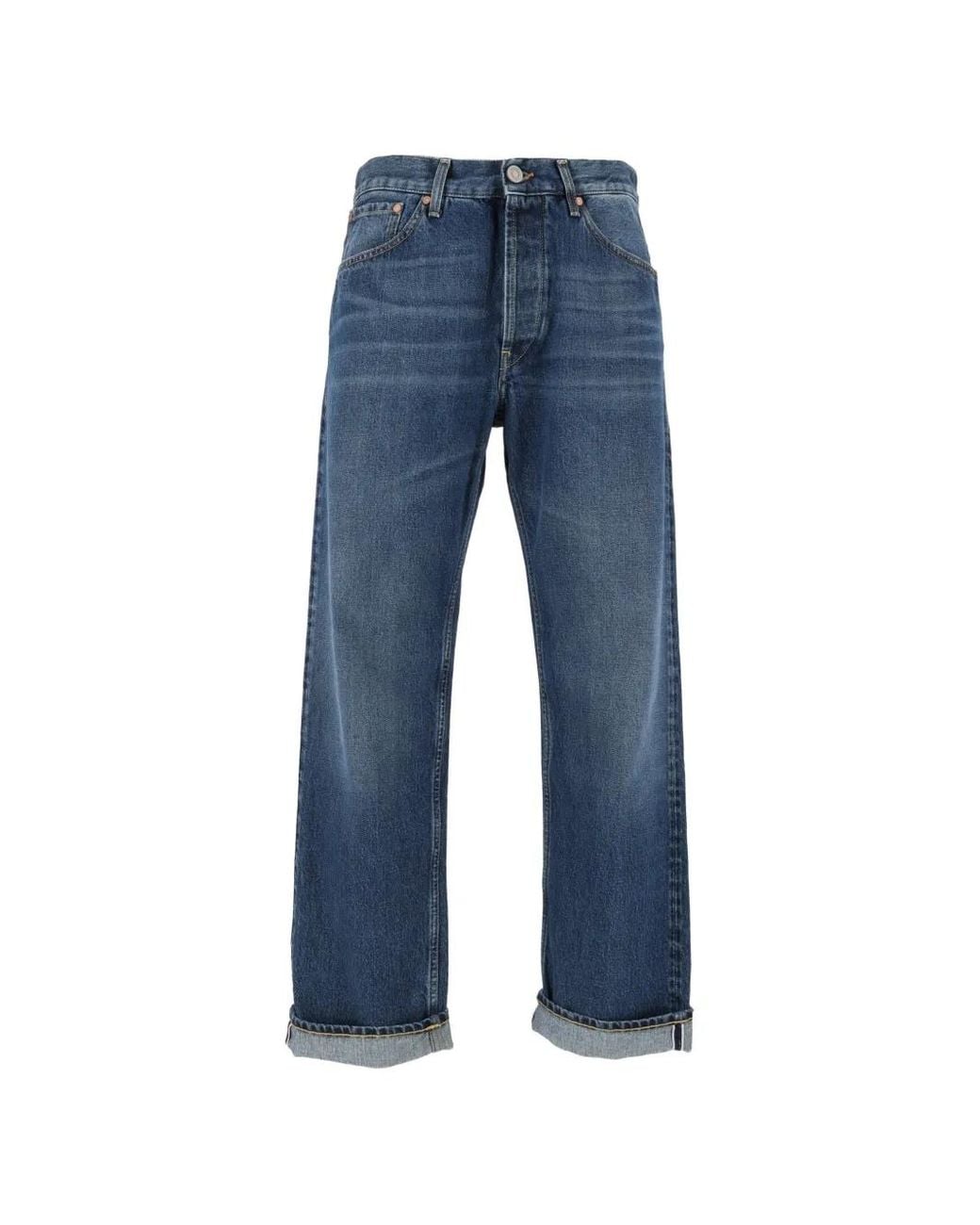 Tela Genova Blue Rodolfo Stone-Washed Jeans for men