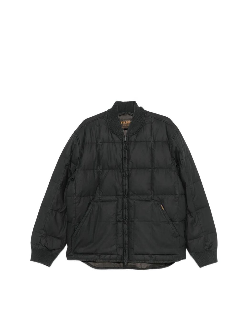 Filson Black Logo-Patch Jacket for men