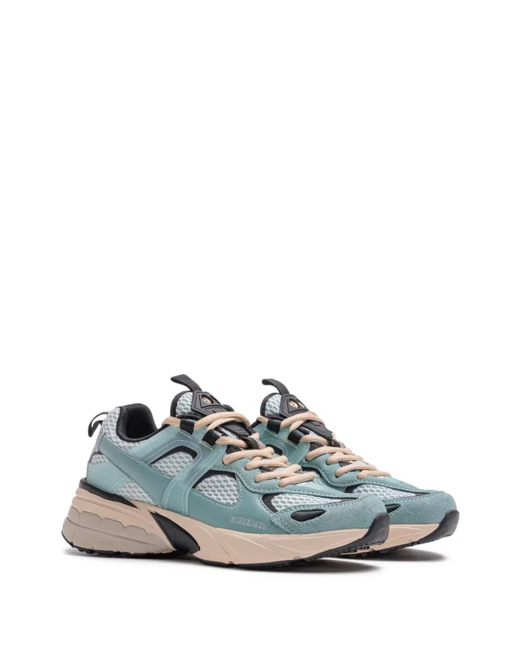 HIDE & JACK Blue Mesh-Panelled Chunky Sneakers