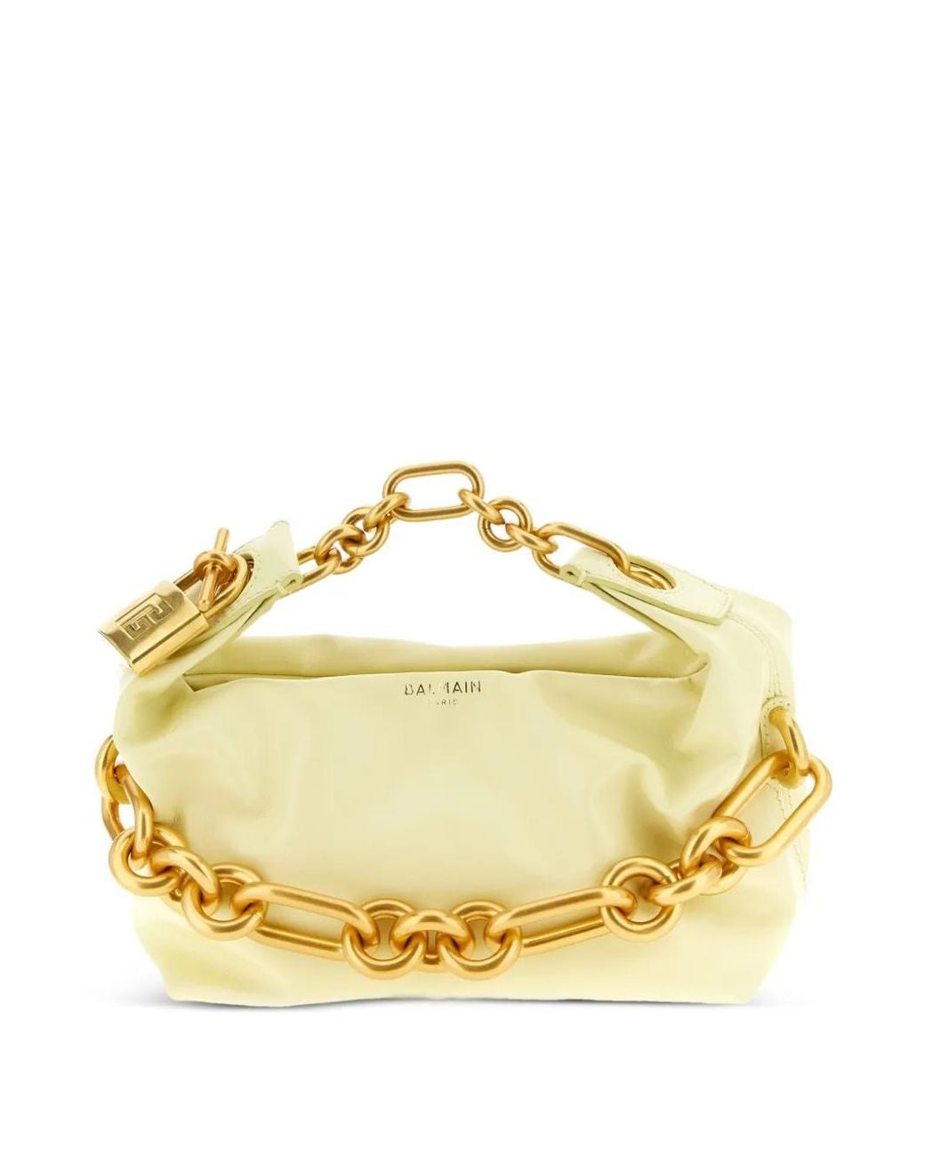 Balmain Metallic Sync Mini Tote Bag