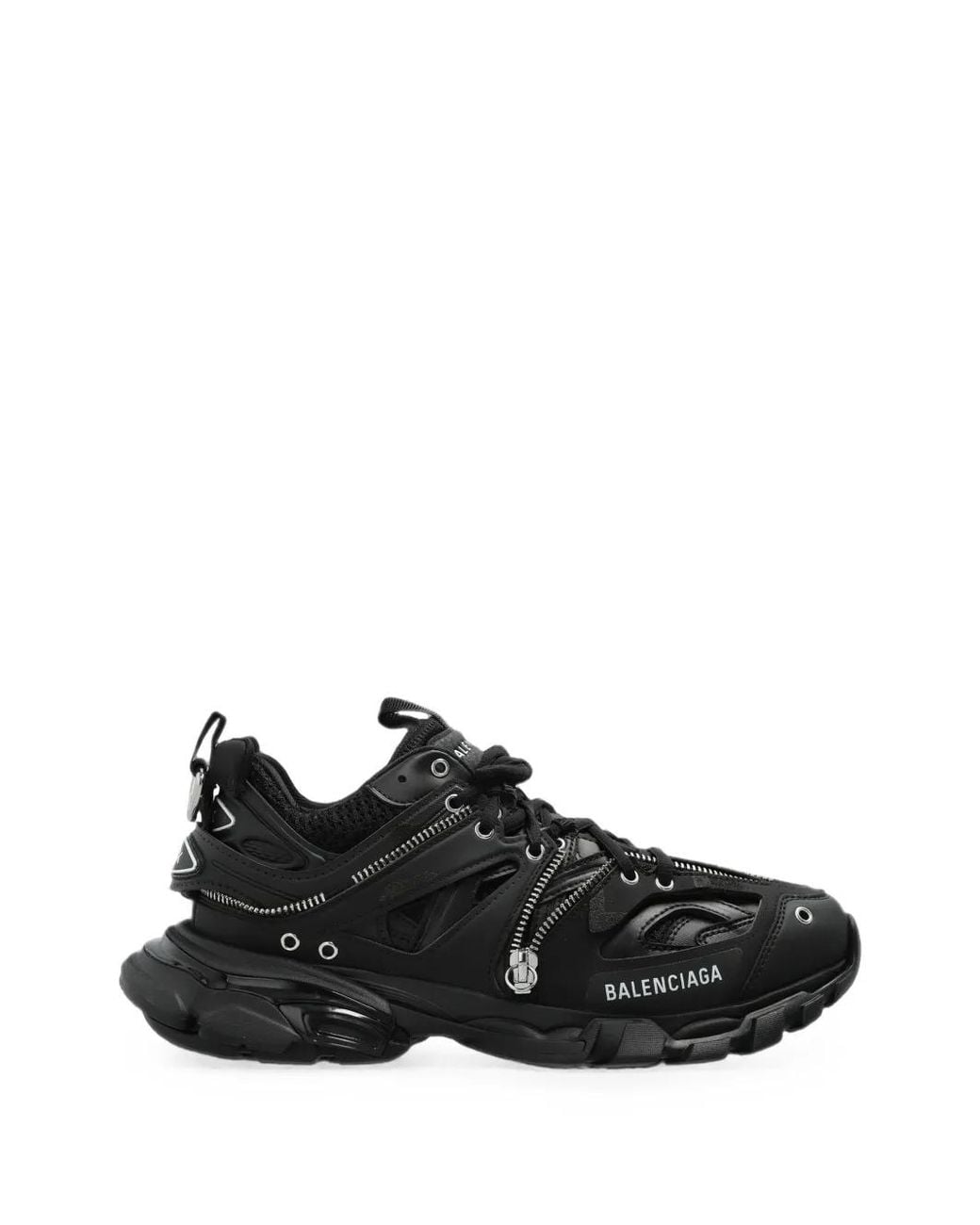 Balenciaga Black Track Zip Sneakers