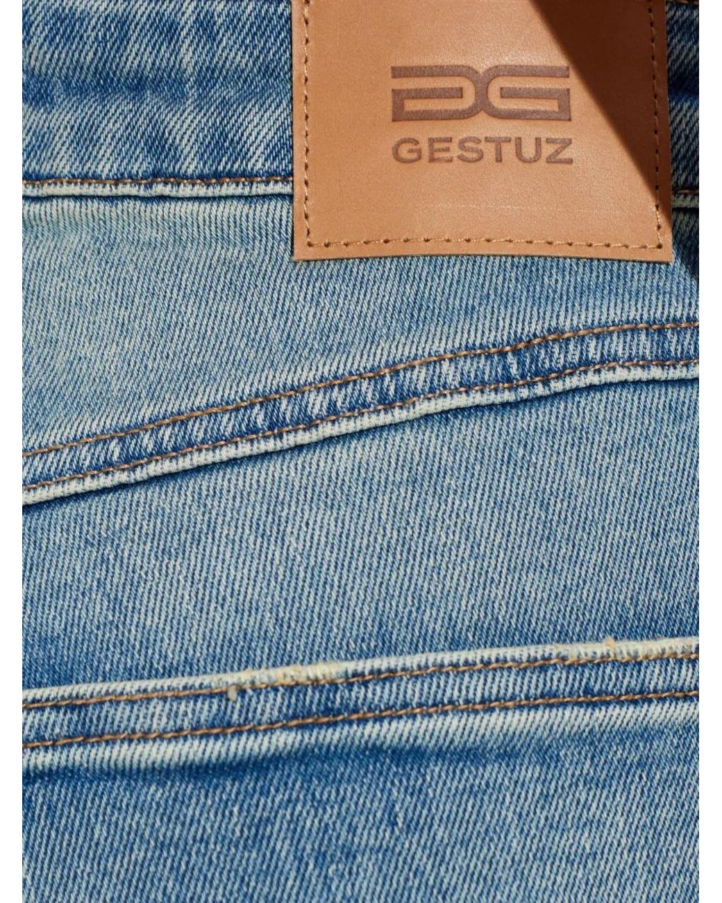 Gestuz Blue Gzzolani Washed Denim Jeans