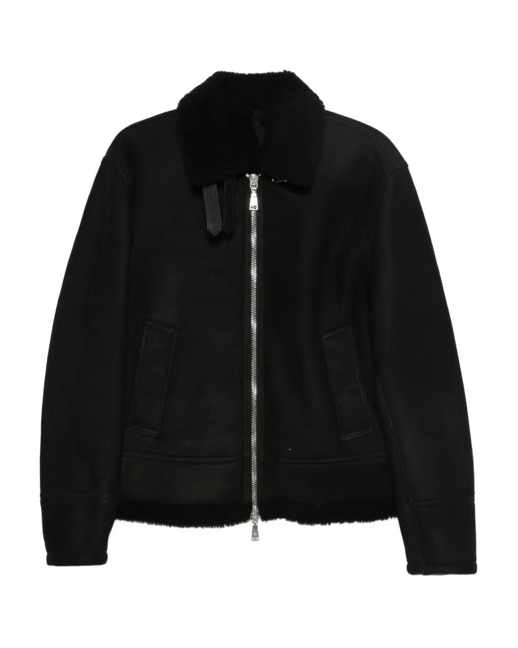 Tagliatore Black Suede Jacket for men