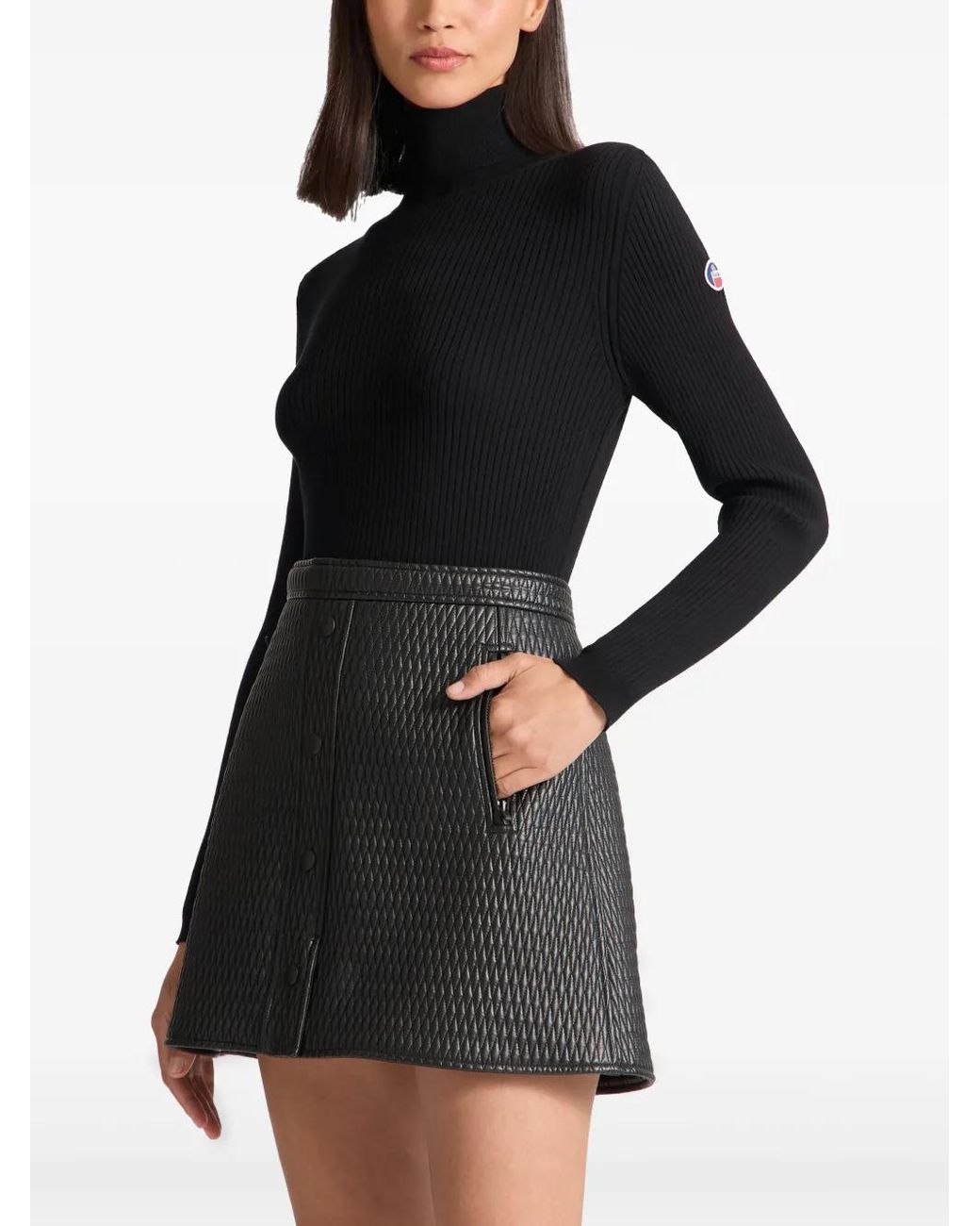 Fusalp Black High-Neck Sweater