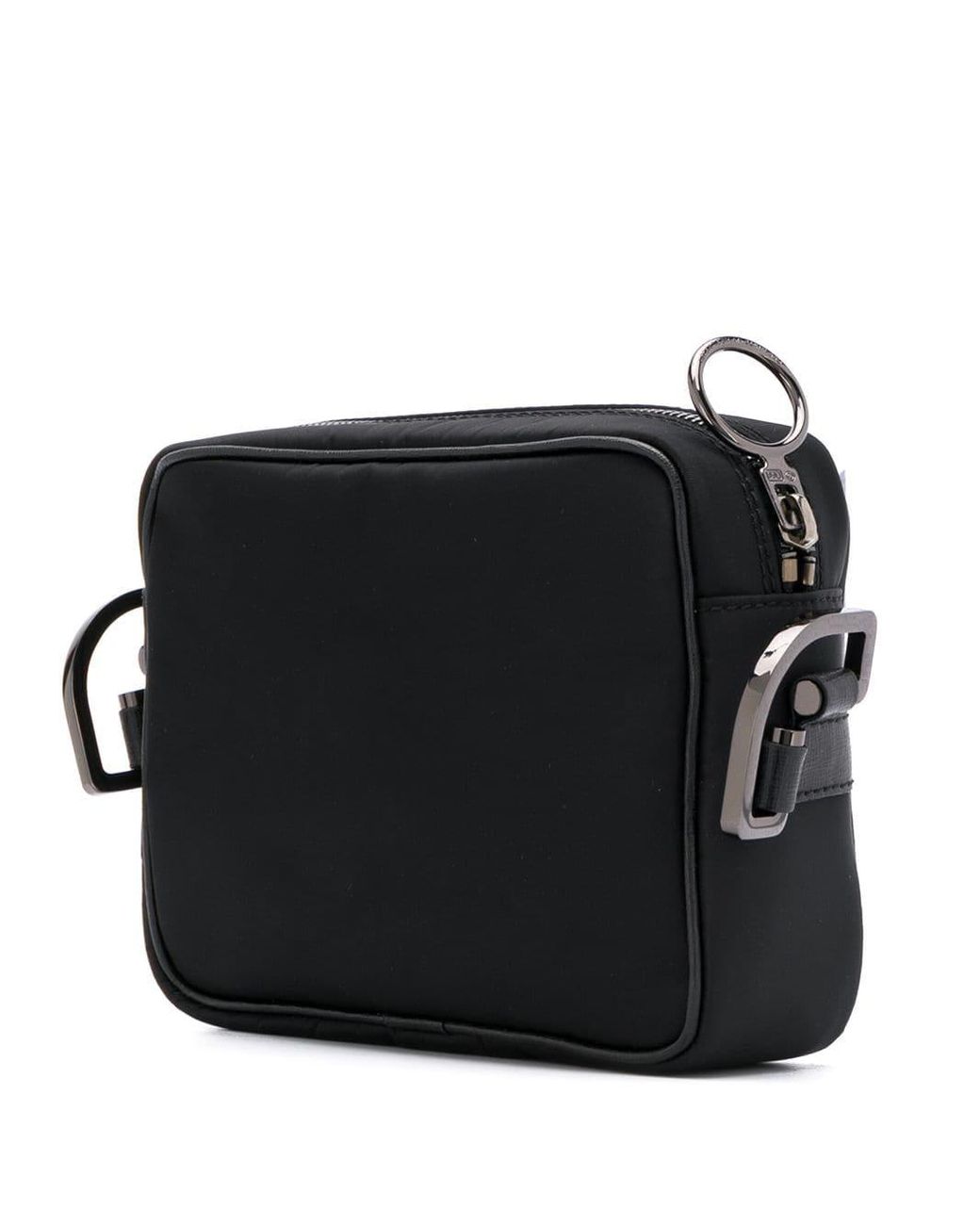 Off White c o Virgil Abloh Logo strap cross body bag in Schwarz fur Herren Lyst DE
