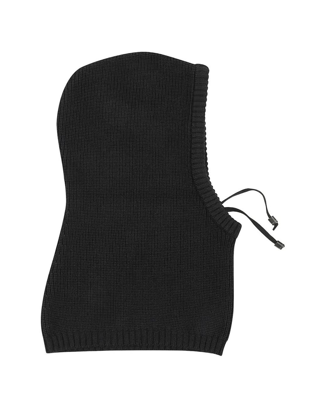 Drumohr Black Knitted Balaclava