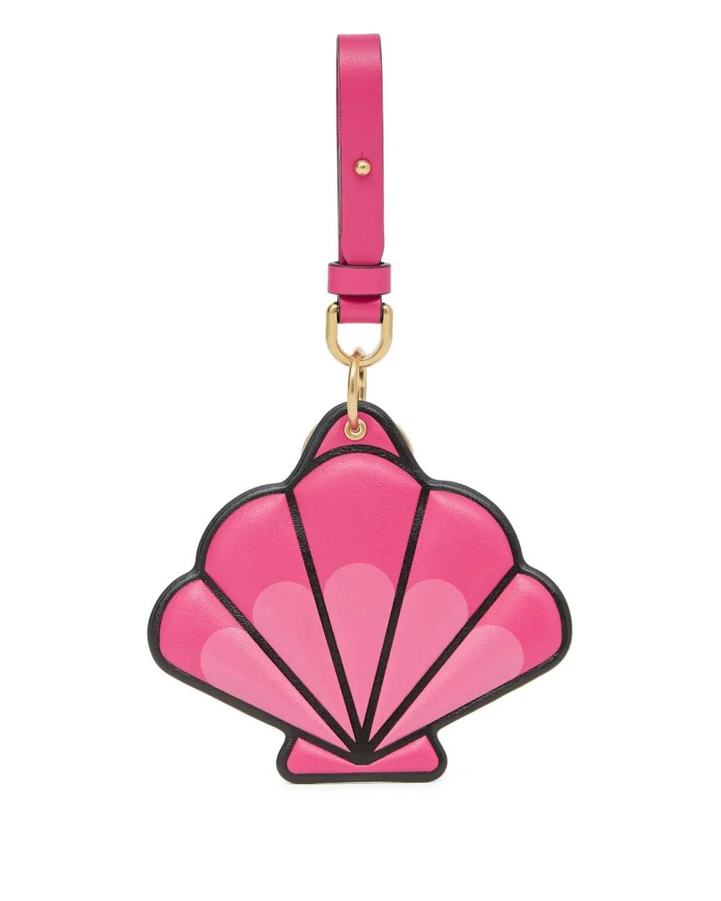 Moncler Pink Schlüsselanhänger Aus Leder