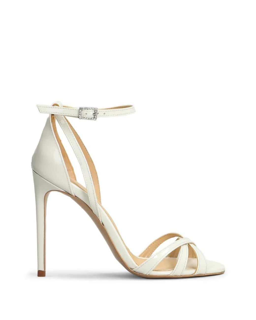 Fratelli Russo Metallic Patent-Finish Strappy Sandals