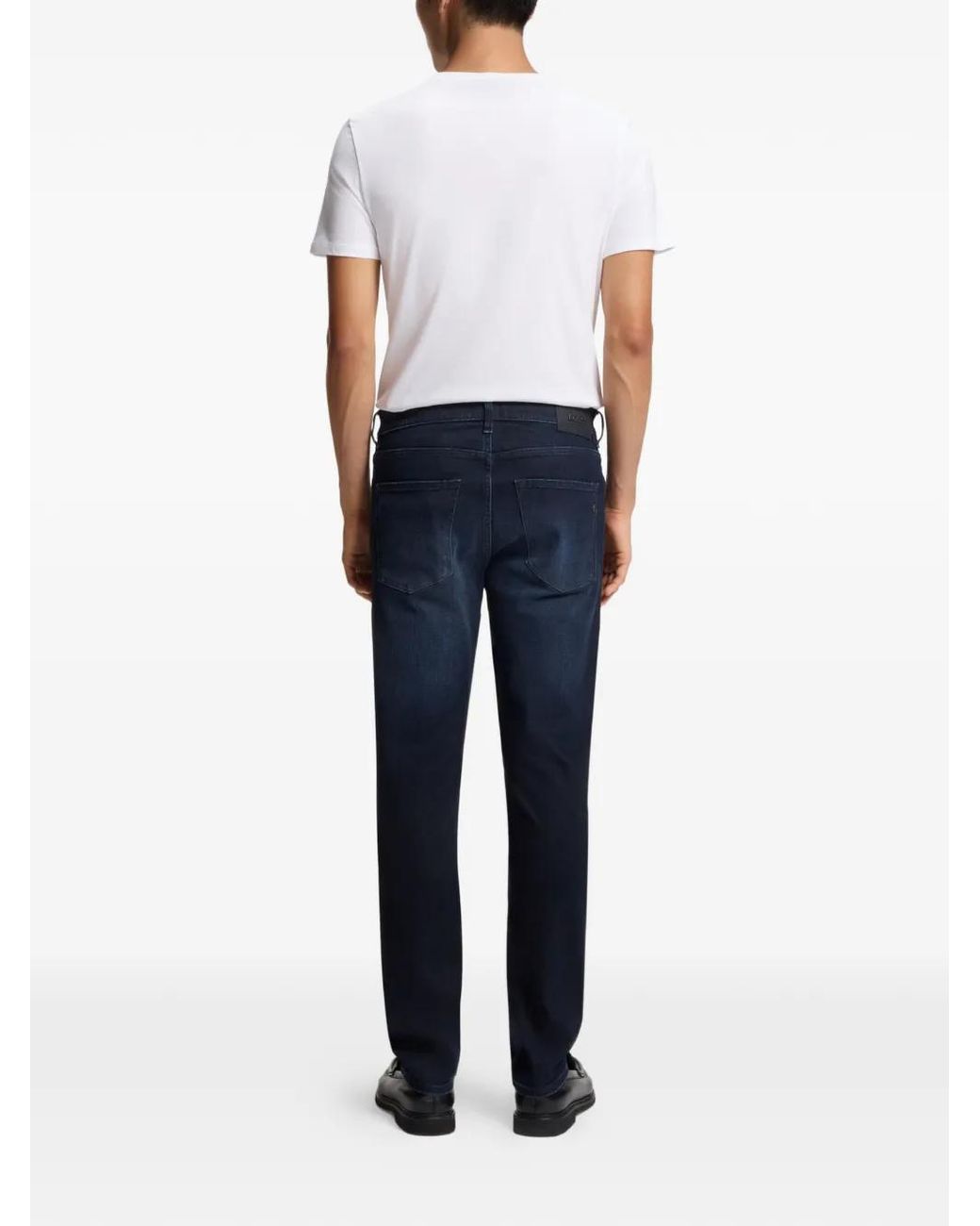 Boss Blue Delaware Slim-Fit Jeans for men