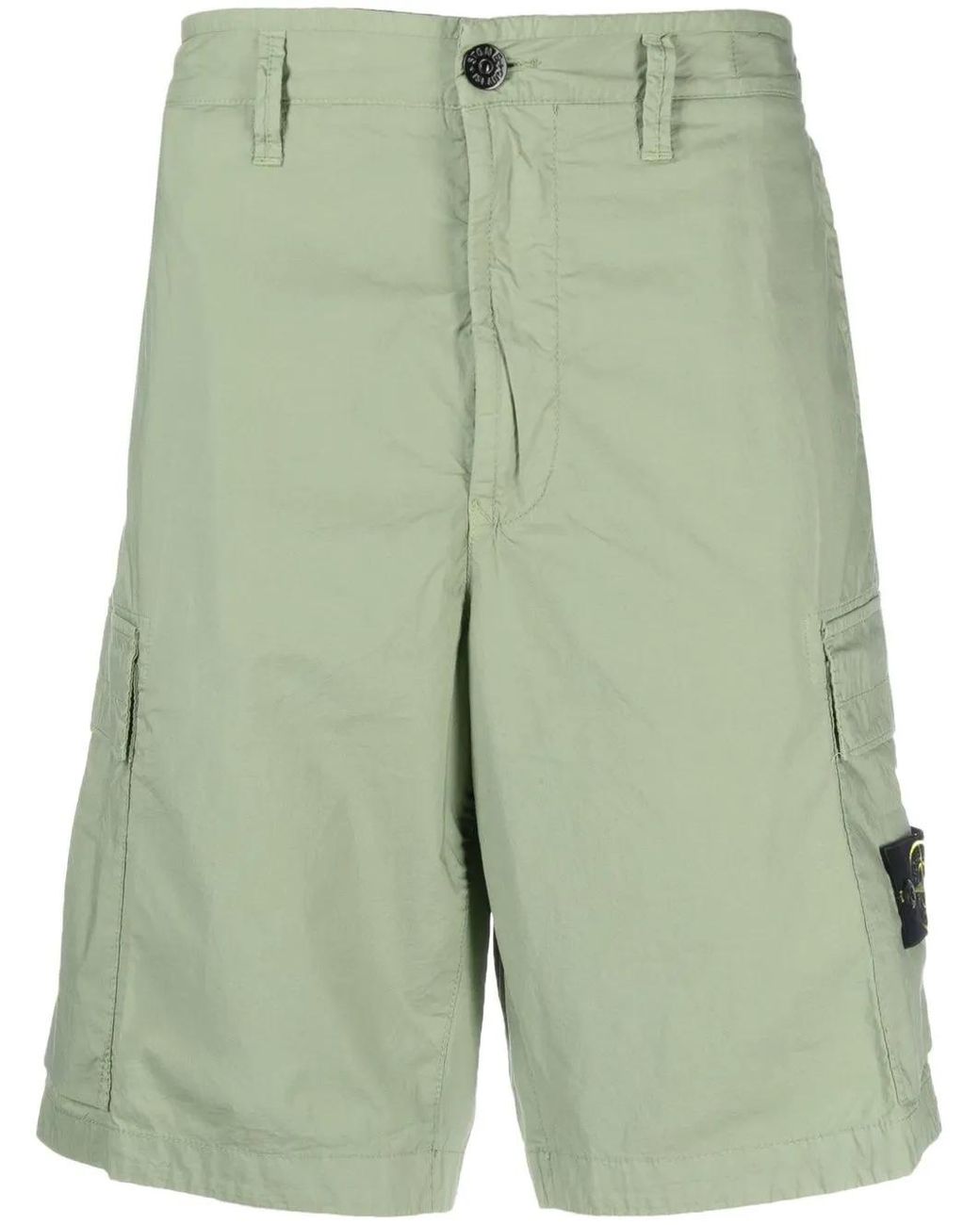 Bermuda À Patch Logo Stone Island pour homme en coloris Green