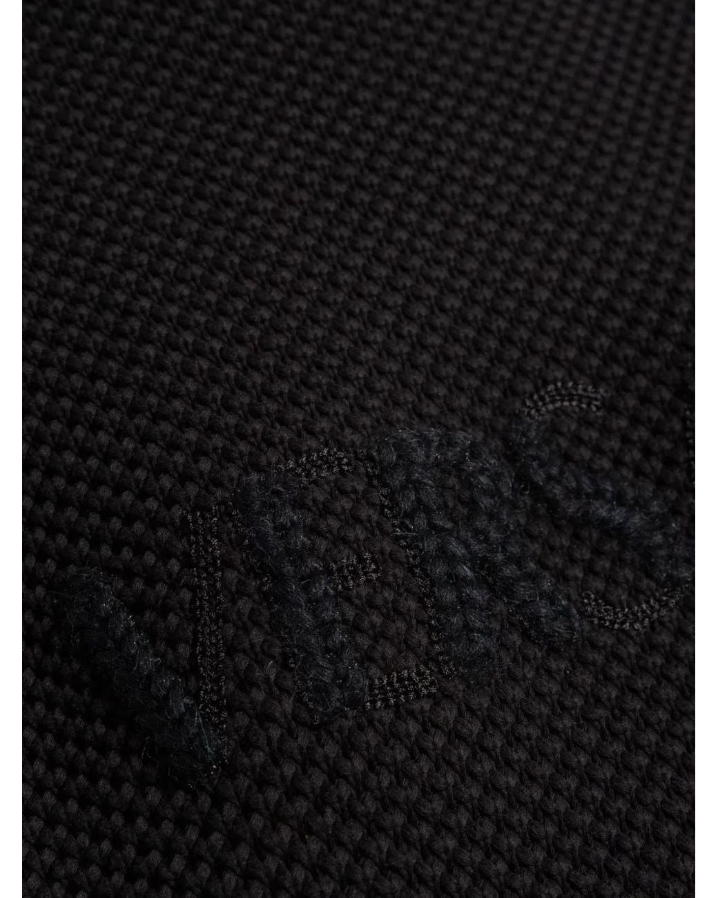 Jersey Texturizado Con Cuello Alto Versace de color Blue